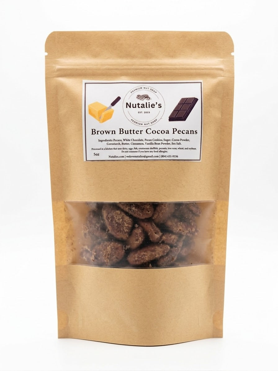 Brown Butter Cocoa Pecans