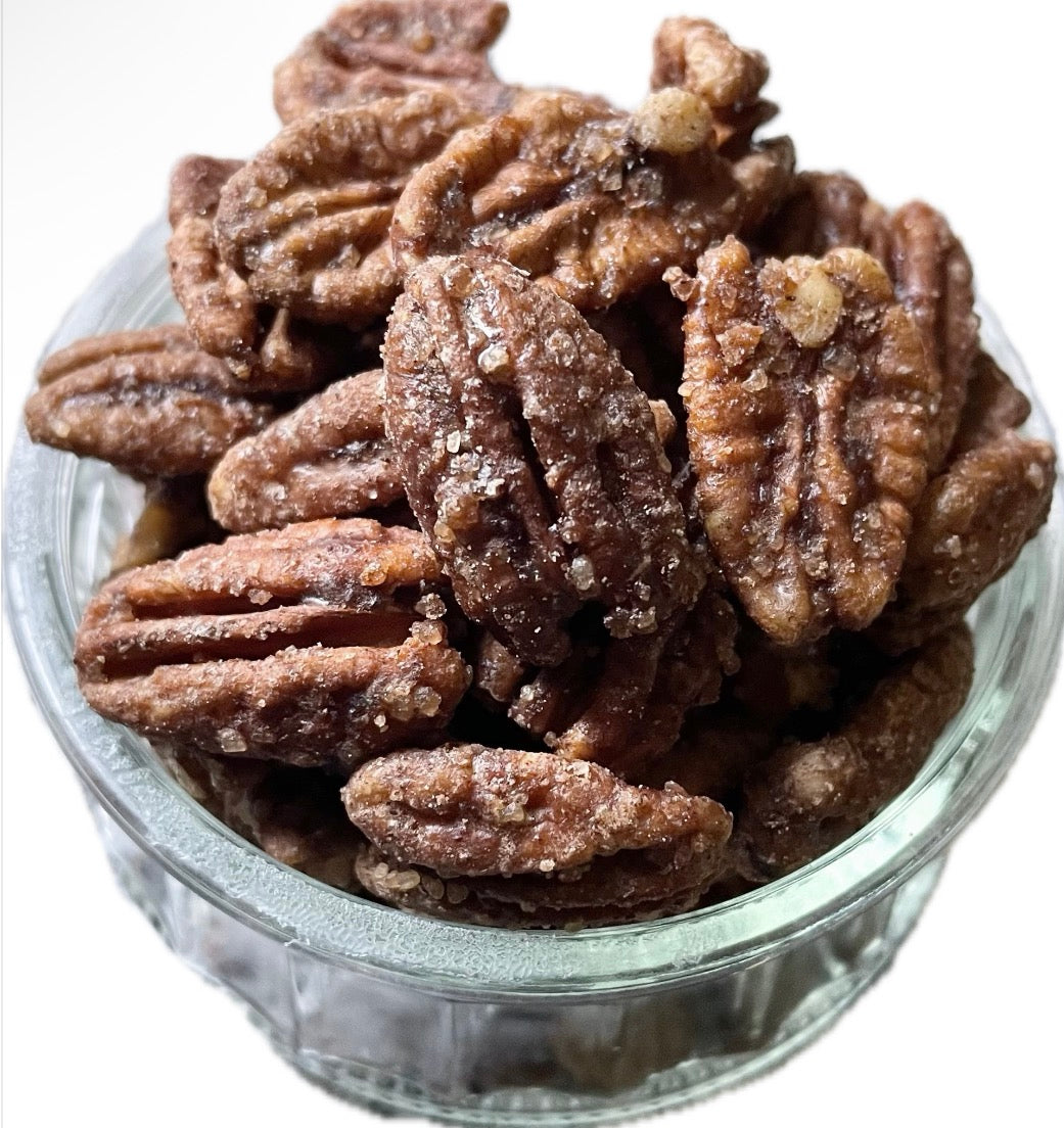 Cinnamon Sugar Pecans (Vegan + Gluten Friendly)