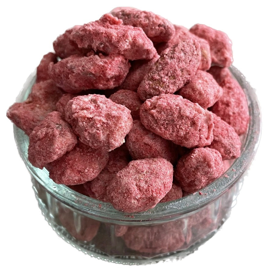 Berry cheesecake almonds by Nutalie’s Premium Nut Shop 