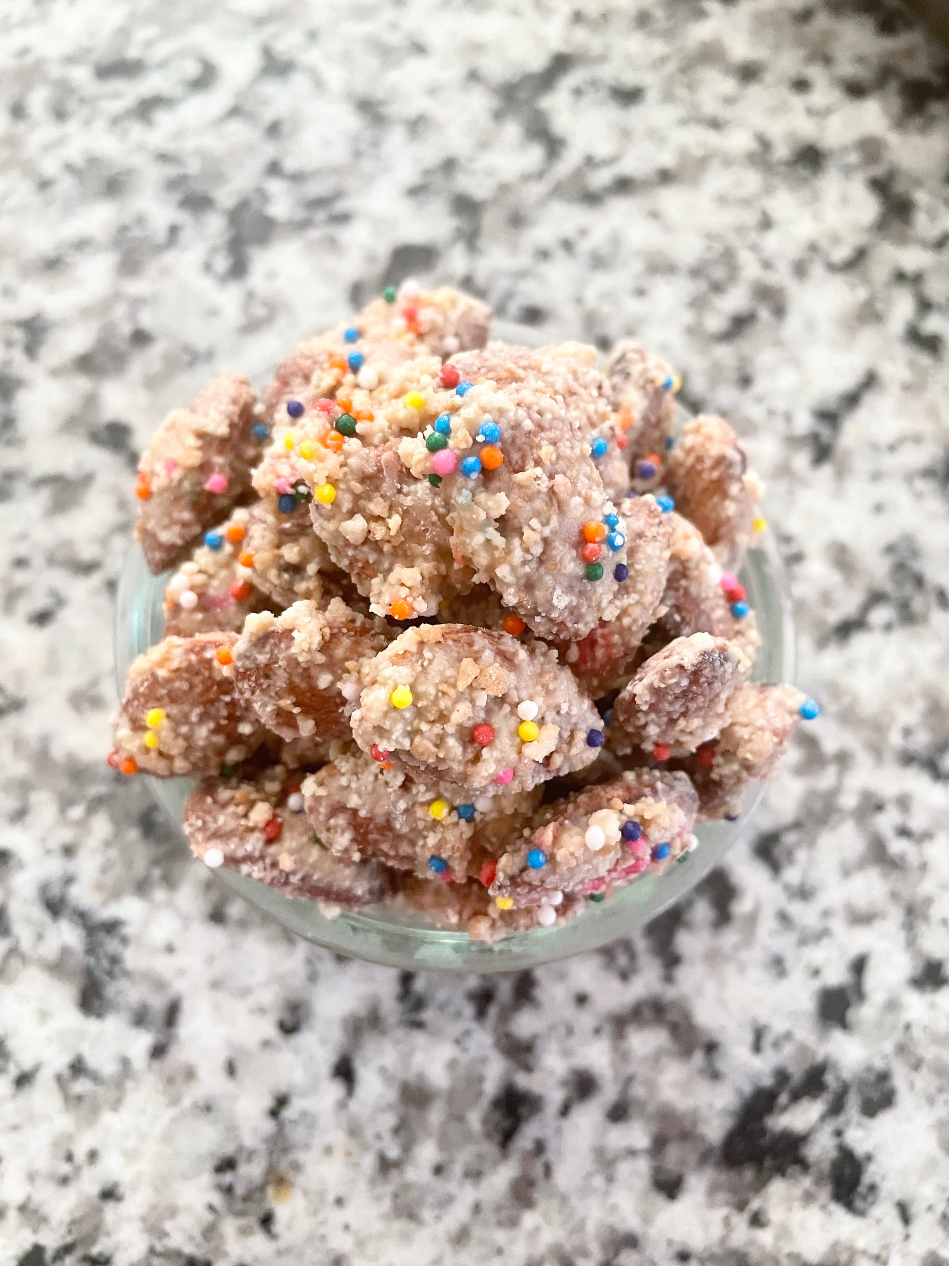 Birthday cake almonds by Nutalie’s Premium Nut Shop 